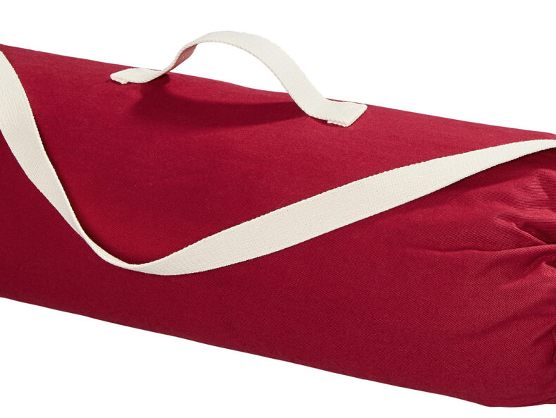 Baumwolltasche für Yogamatte rot